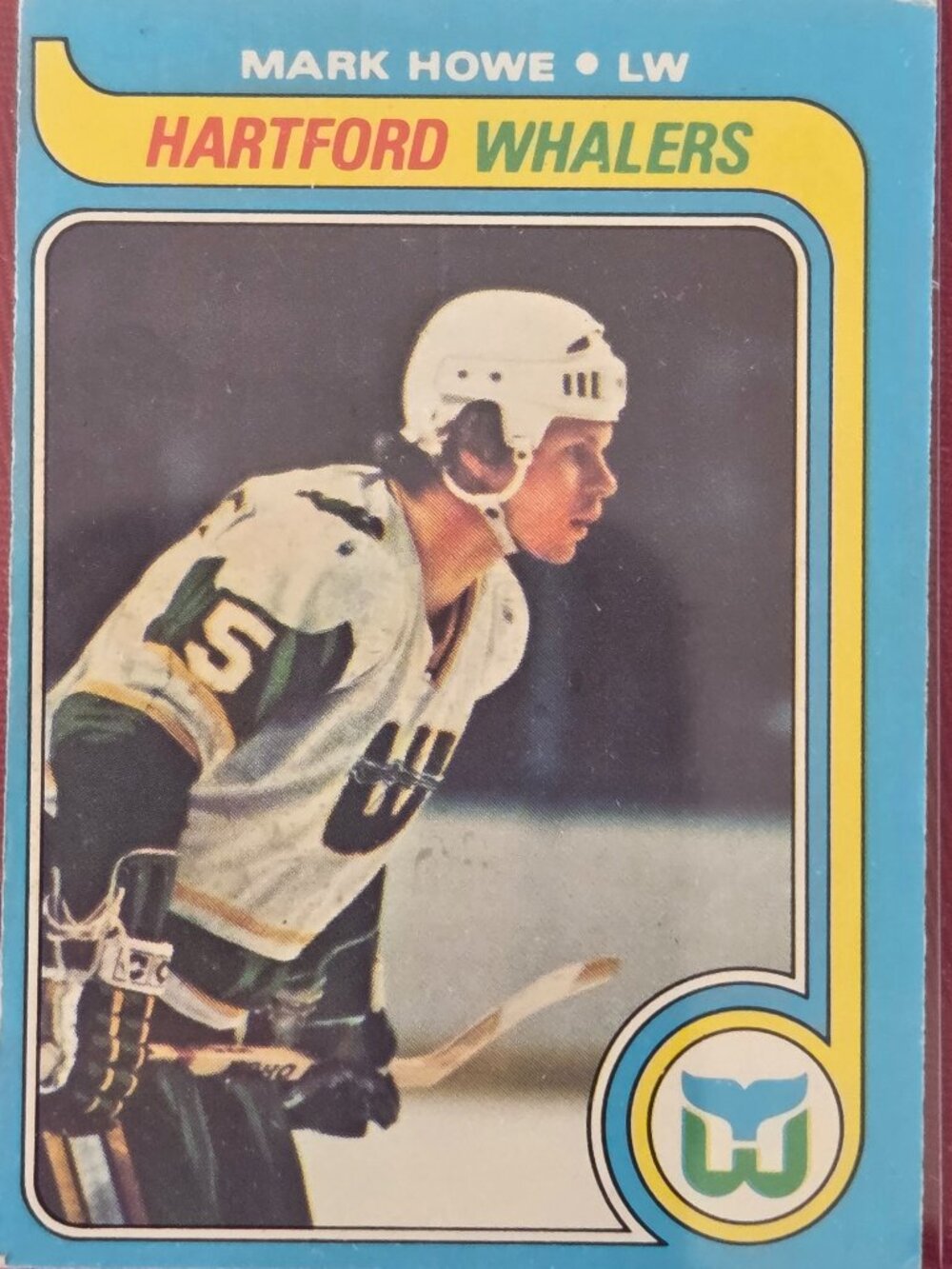 RARE, VINTAGE, 1979 OPEE CHEE, MARK HOWE, HARTFORD WHALERS HOCKEY CARD!!!